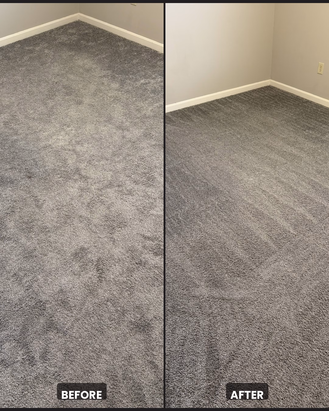 Clean carpet results